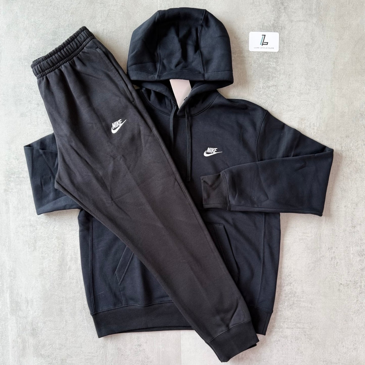 NIKE CLUB FLEECE TRACKSUIT ‘BLACK’
