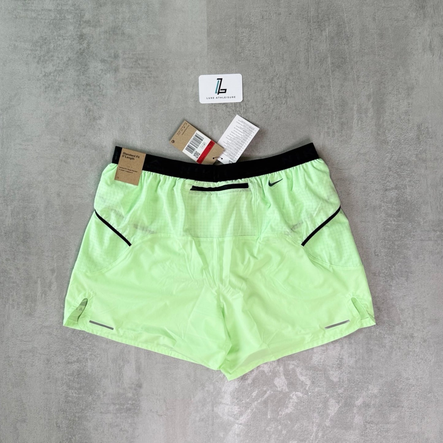 NIKE TRAIL STRIDE SHORTS 13CM/5” ‘VAPOUR GREEN’