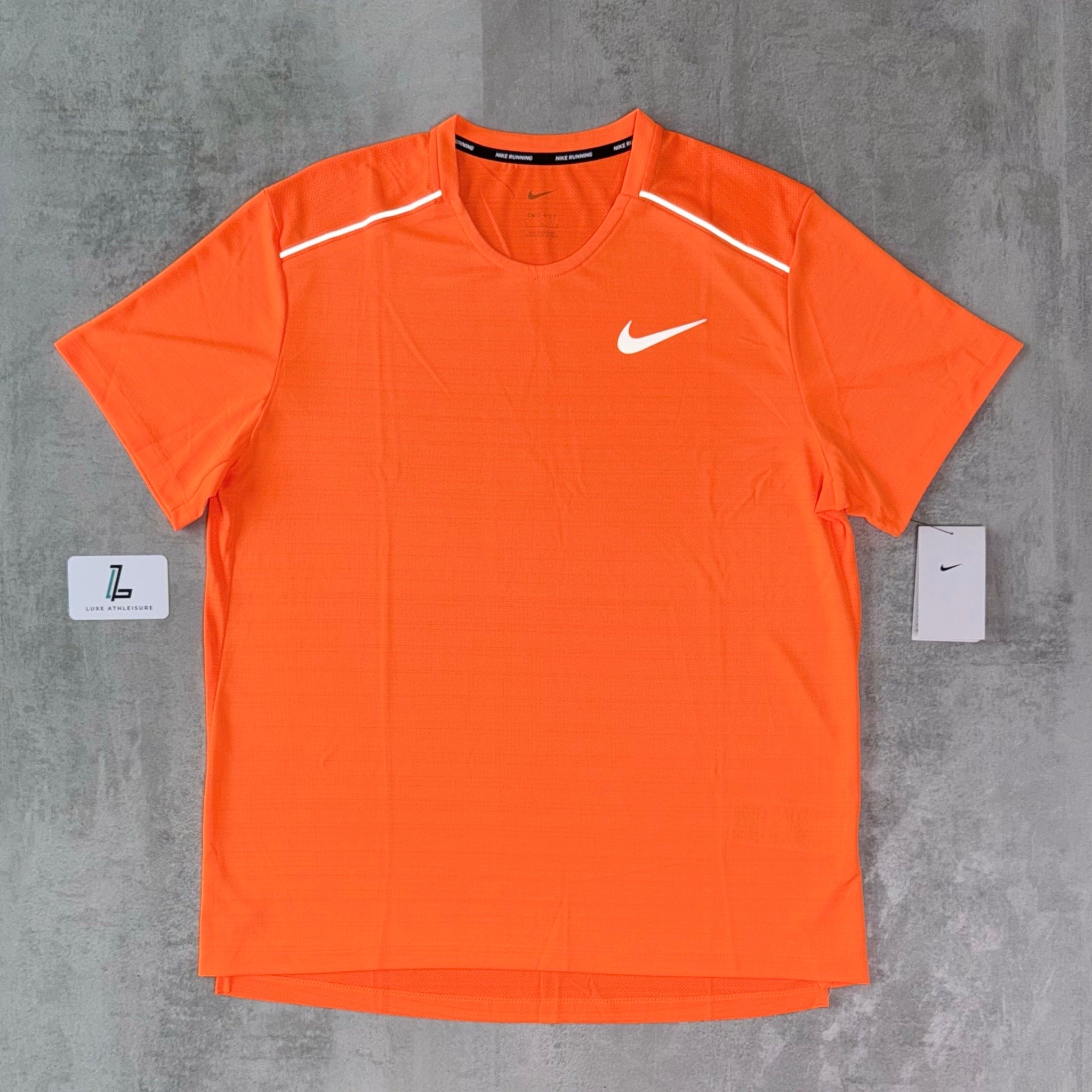 NIKE MILER T-SHIRT ‘LASER ORANGE’
