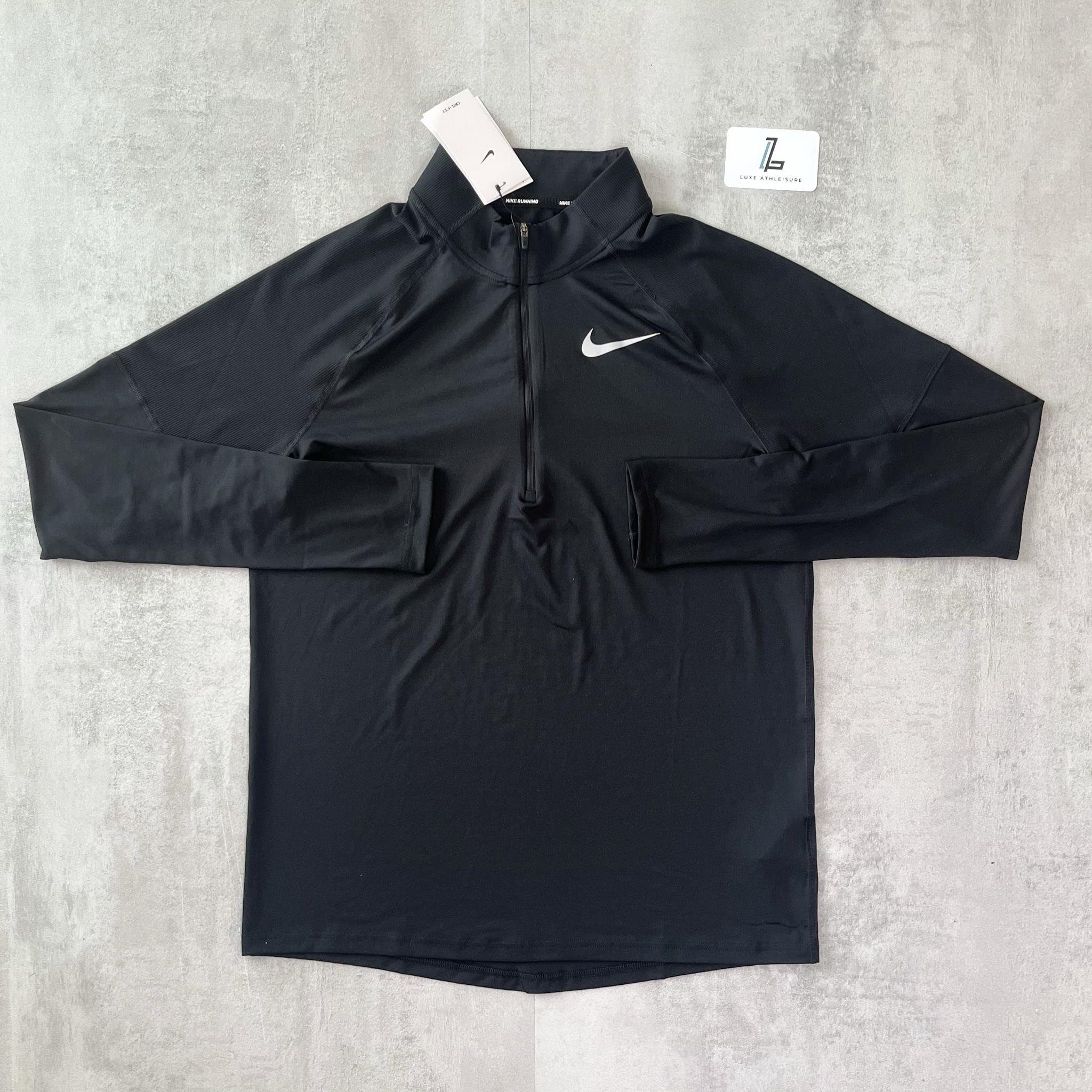 NIKE ELEMENT 1.0 1/2 ZIP ‘BLACK’