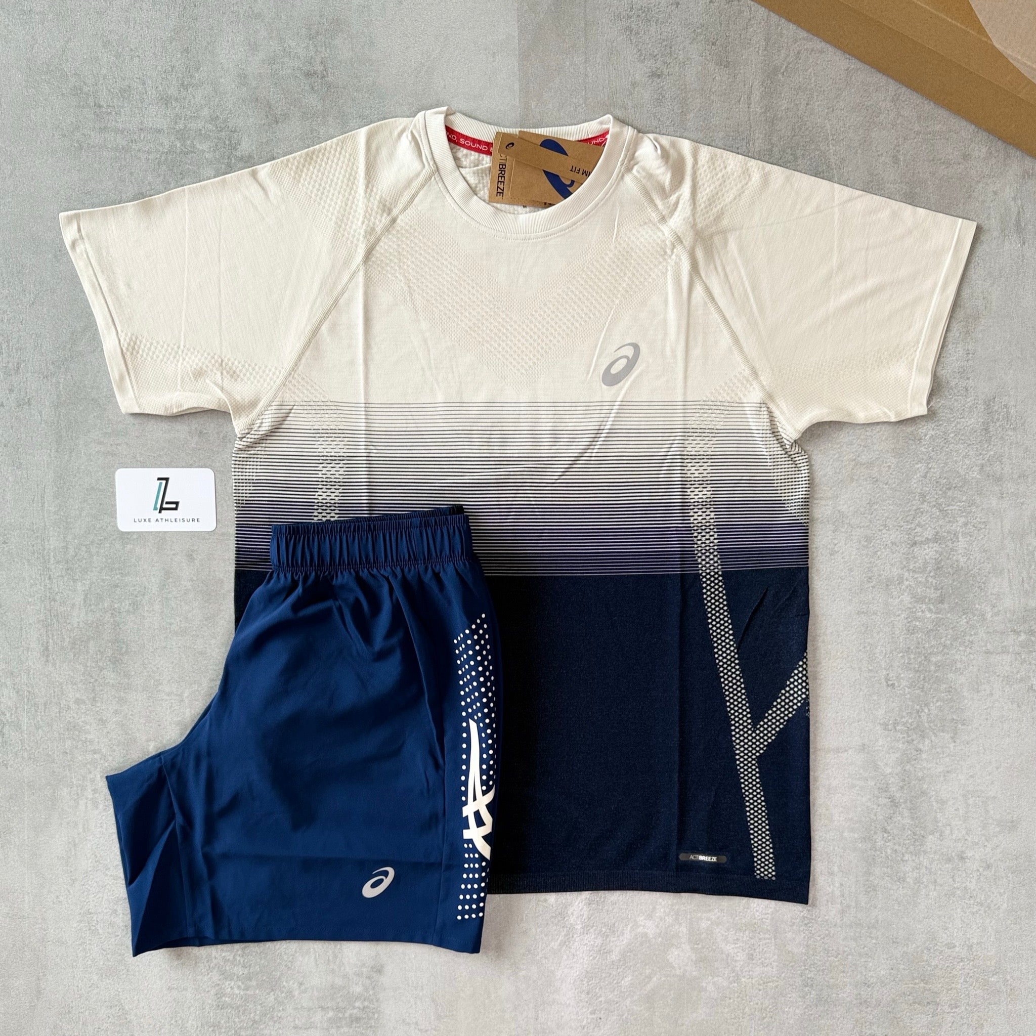 ASICS SEAMLESS ROAD SET ‘BIRCH/BLUE EXPANSE’