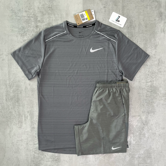 NIKE MILER & 7” CHALLENGER SHORTS SET ‘GREY’
