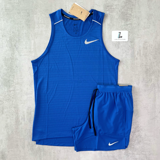 NIKE MILER 1.0 VEST & 5” STRIDE SHORTS SET ‘GAME ROYAL’
