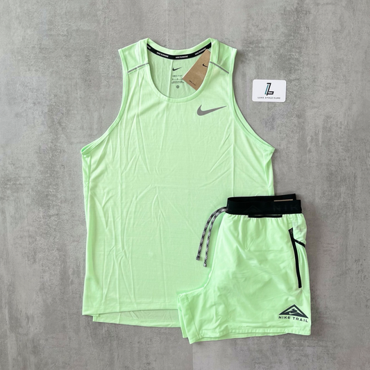 NIKE MILER 1.0 VEST & 5” STRIDE SHORTS SET ‘VOLT’